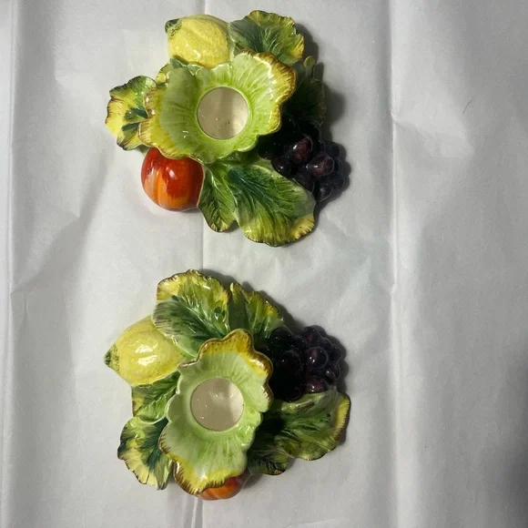 Arnart Candle holders Vintage fruit - Picture 2 of 6